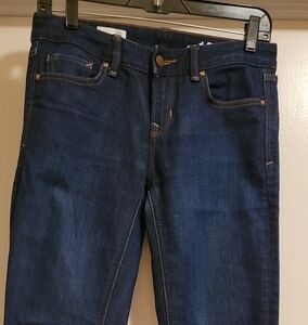 Gap 1969 Real Straight Women’s Jeans, Size 26 Dark Wash, Straight Leg